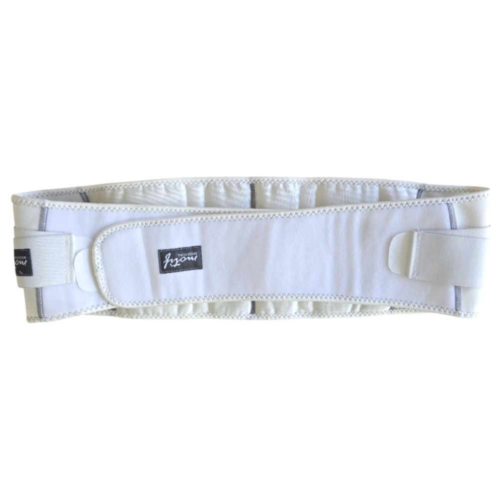 New- White Abdominal Support Belt by Motif Medical- Belly Band
